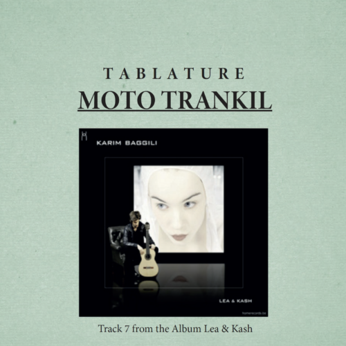 The complete Tab of "Moto Trankil"